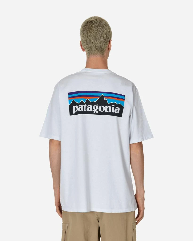 商品Patagonia|P-6 Logo Responsibili T-Shirt White,价格¥317,第3张图片详细描述