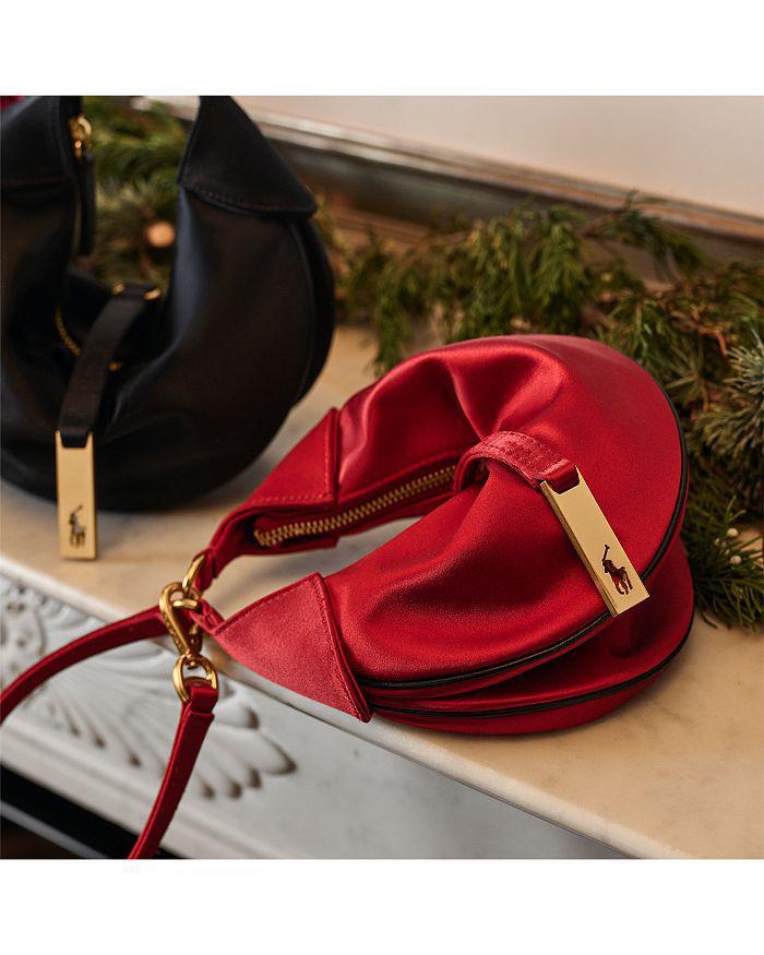 商品Ralph Lauren|Polo ID Satin Mini Shoulder Bag,价格¥3651,第5张图片详细描述
