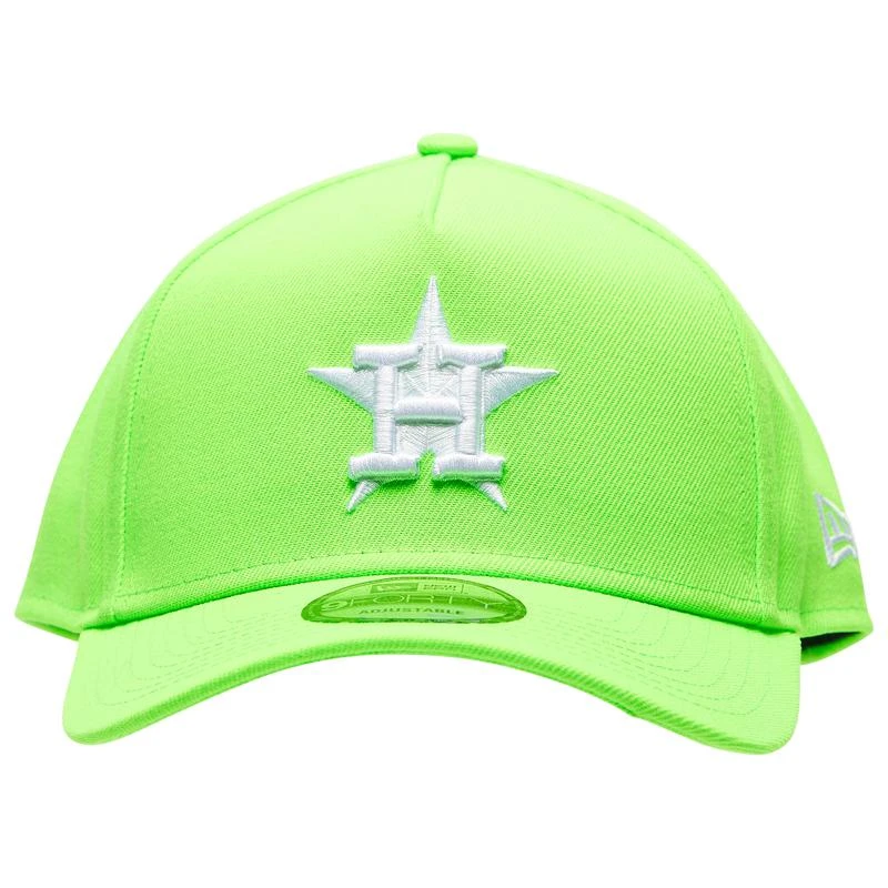 商品New Era|New Era Astros A Frame Neon Adjustable Cap - Men's,价格¥74,第2张图片详细描述