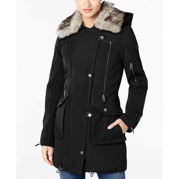 商品Lucky Brand|Faux-Fur-Trim Piped Parka,价格¥823,第2张图片详细描述