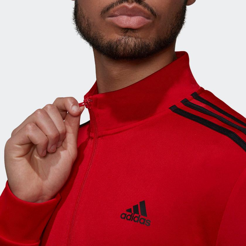 Men's adidas Essentials Warm-Up 3-Stripes Track Jacket商品第5张图片规格展示