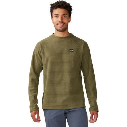 商品Mountain Hardwear|Summit Grid Long-Sleeve Crew - Men's,价格¥633,第5张图片详细描述