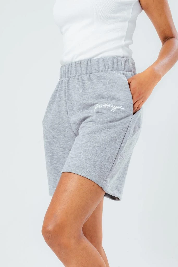 商品HYPE WOMENS|HYPE WOMENS GREY REVERSE LOOP BACK SHORTS,价格¥94,第1张图片