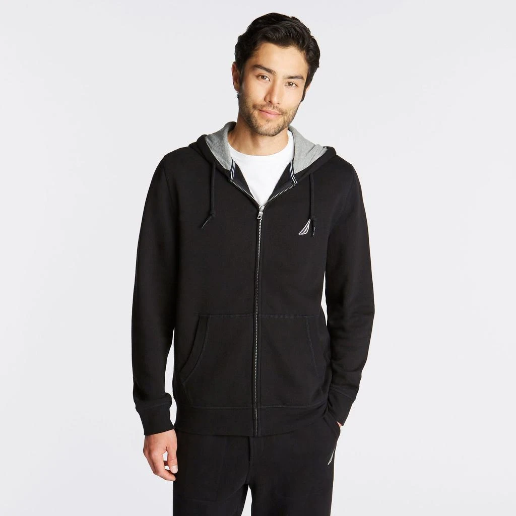 商品Nautica|Nautica Mens Big & Tall Full Zip Hoodie,价格¥294,第2张图片详细描述