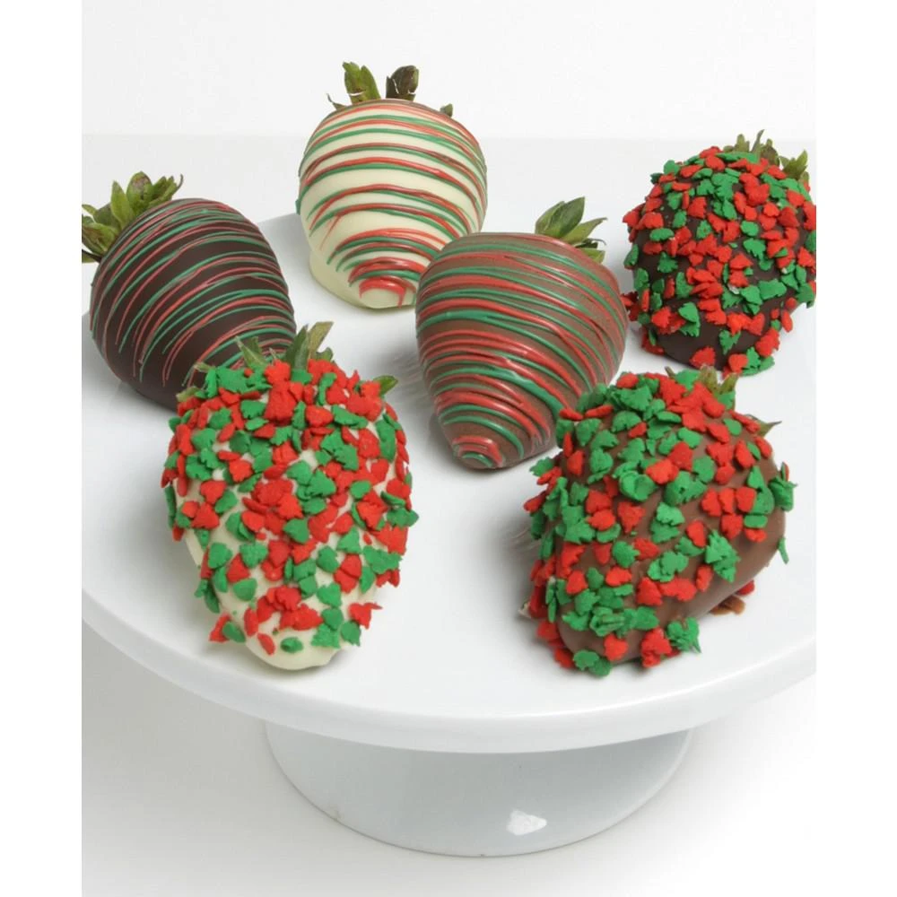 商品Chocolate Covered Company|Holiday Belgian Chocolate Strawberries and Cheesecake Pops - 12 Pc,价格¥419,第2张图片详细描述