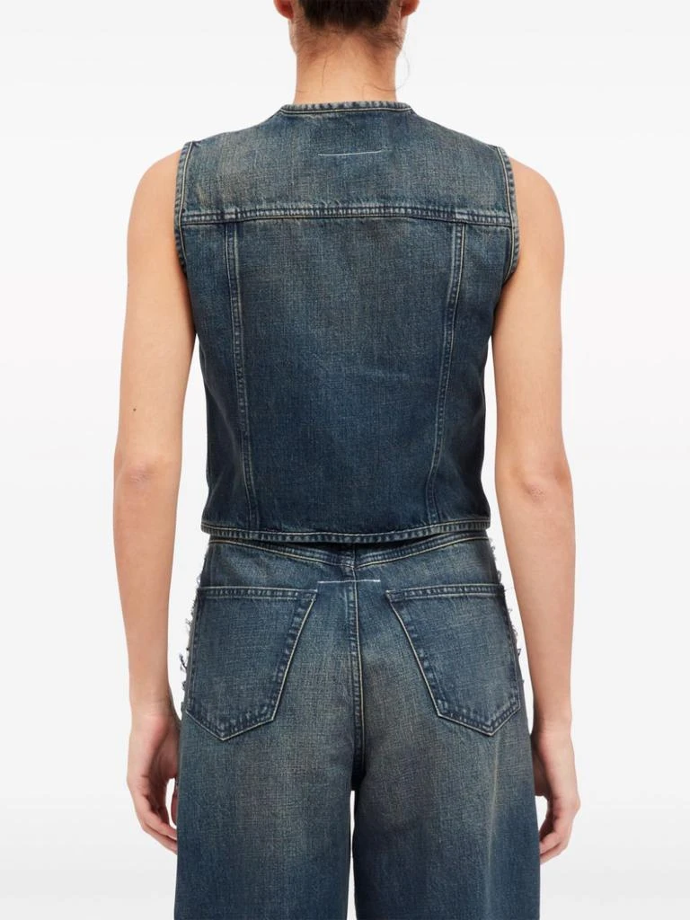 商品MM6|DENIM VEST,价格¥2687,第4张图片详细描述