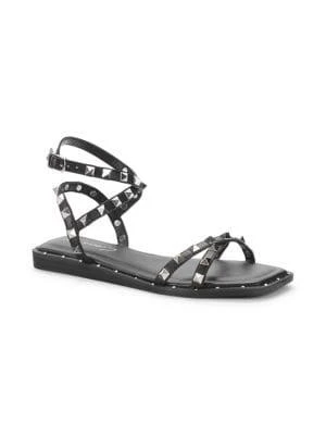 商品Sam Edelman|Venus Studded Strappy Sandals,价格¥158,第2张图片详细描述