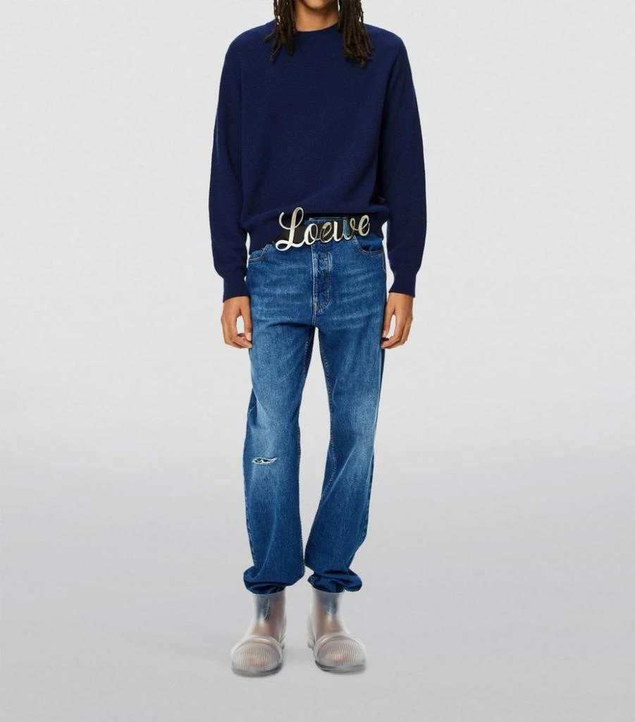 商品Loewe|Washed Straight Jeans,价格¥6603,第2张图片详细描述