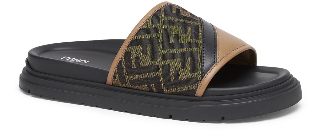 Fendi Fendi Diagonal Slides - Sandals - Free Shipping  display picture 2