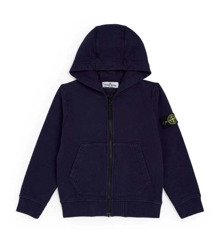 商品Stone Island Junior|Zip-Up Compass Hoodie (4-14 Years),价格¥1416,第1张图片