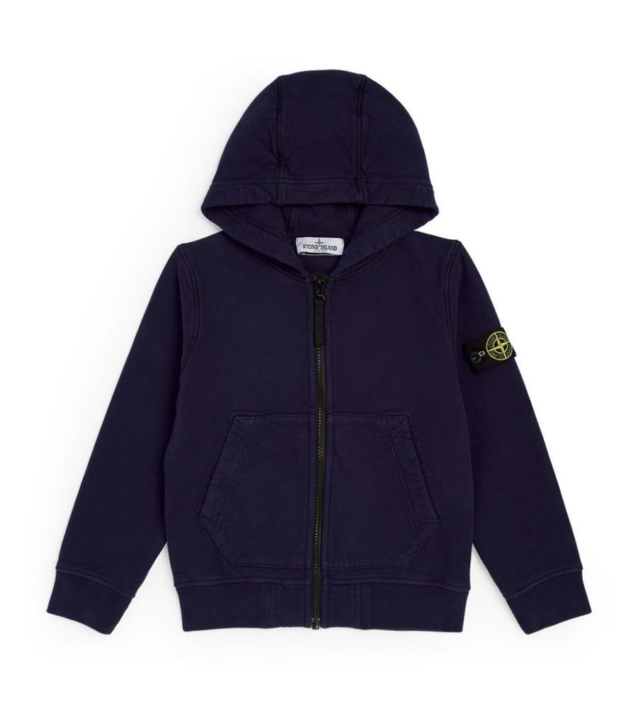 商品Stone Island Junior|Zip-Up Compass Hoodie (4-14 Years),价格¥1464-¥1679,第1张图片