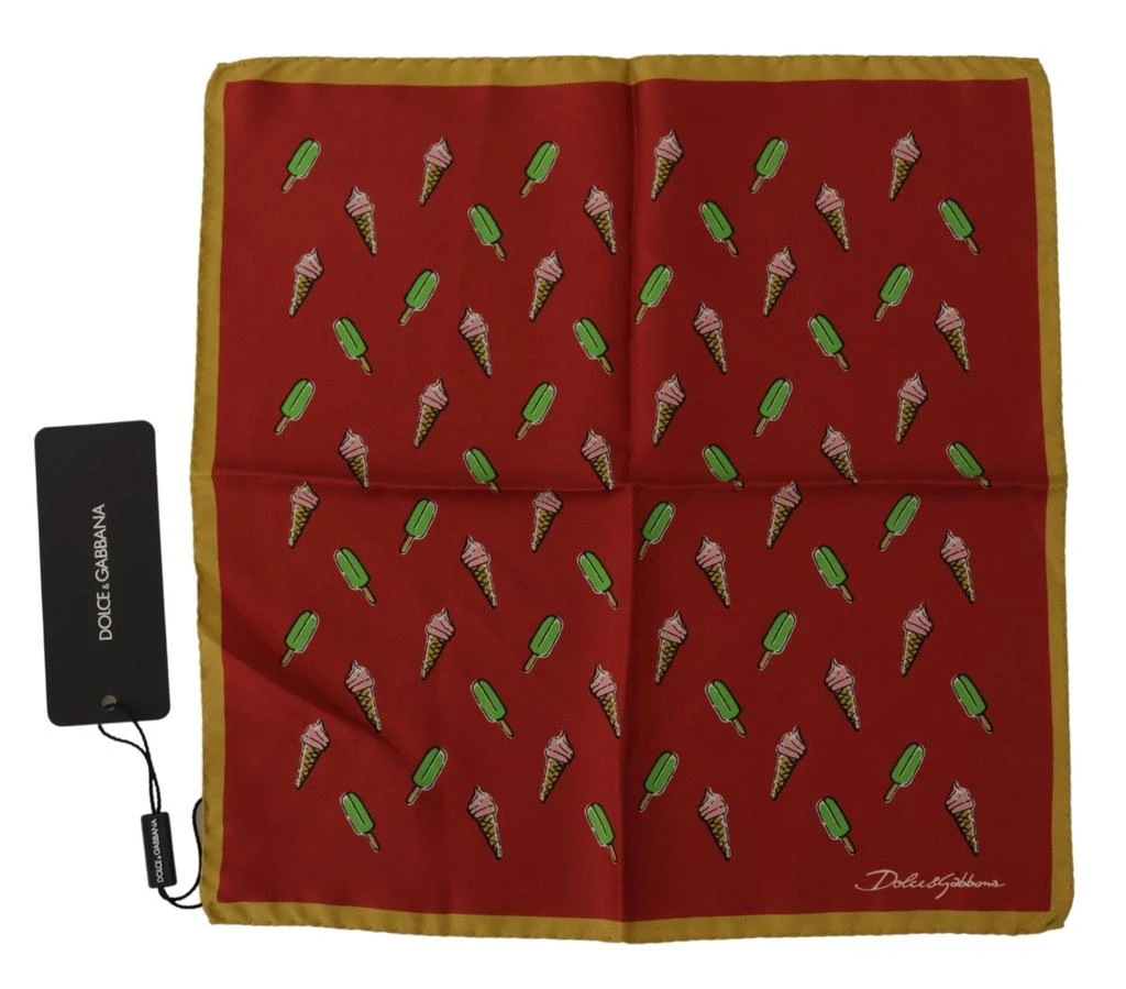 商品Dolce & Gabbana|Dolce & Gabbana Multicolor Printed Square s Handkerchief Scarf,价格¥456,第1张图片