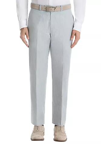Blue Stripe Cotton Suit Separate Pants商品第1张图片规格展示