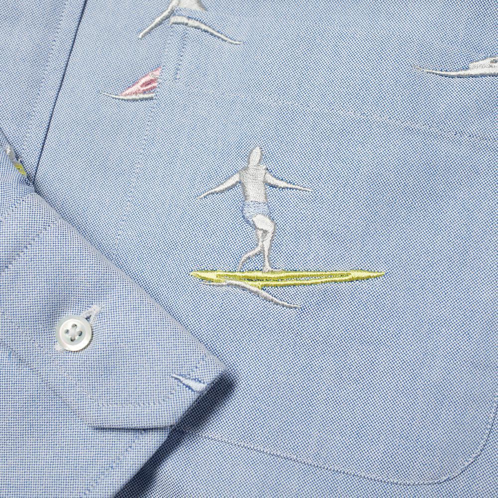商品Thom Browne|Thom Browne Surfers Button Down Shirt,价格¥2542,第5张图片详细描述