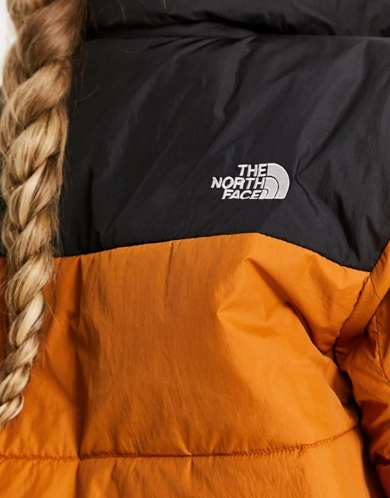 商品The North Face|The North Face Gosei puffer jacket in brown and black Exclusive at ASOS,价格¥730,第3张图片详细描述