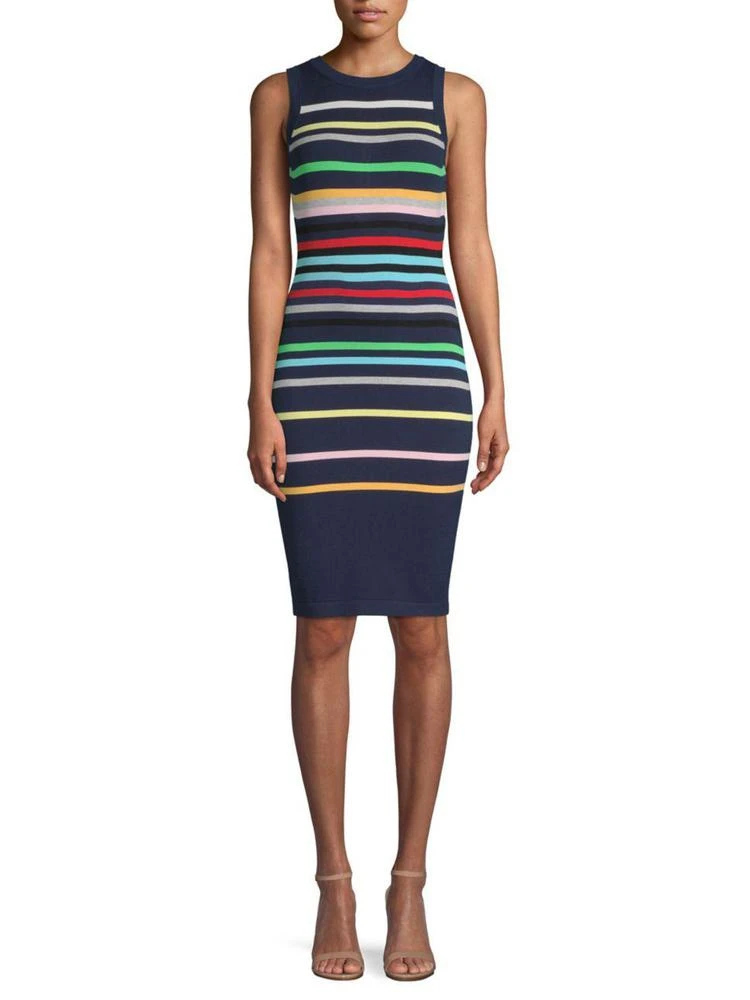 商品Milly|Rainbow Striped Sheath Dress,价格¥1190,第1张图片