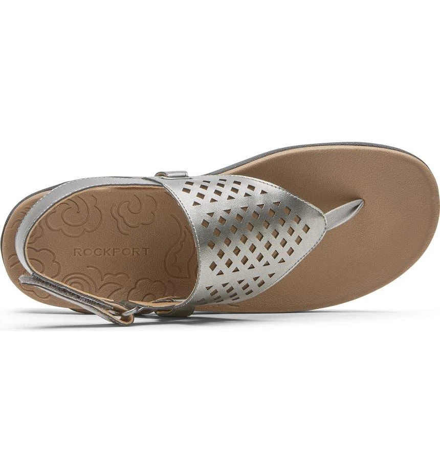 商品Rockport|Ridge Latticed Thong Toe Sandal,价格¥337,第4张图片详细描述