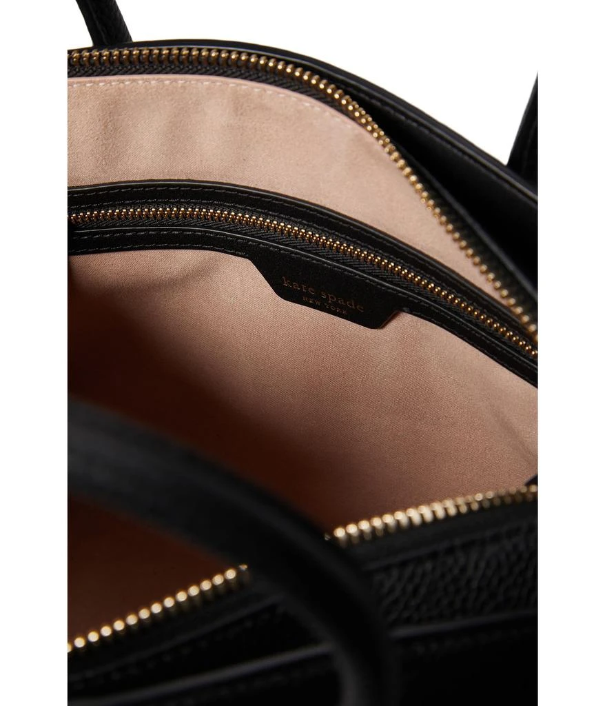 商品Kate Spade|Knott Pebbled Leather Medium Zip Top Satchel,价格¥1110,第3张图片详细描述