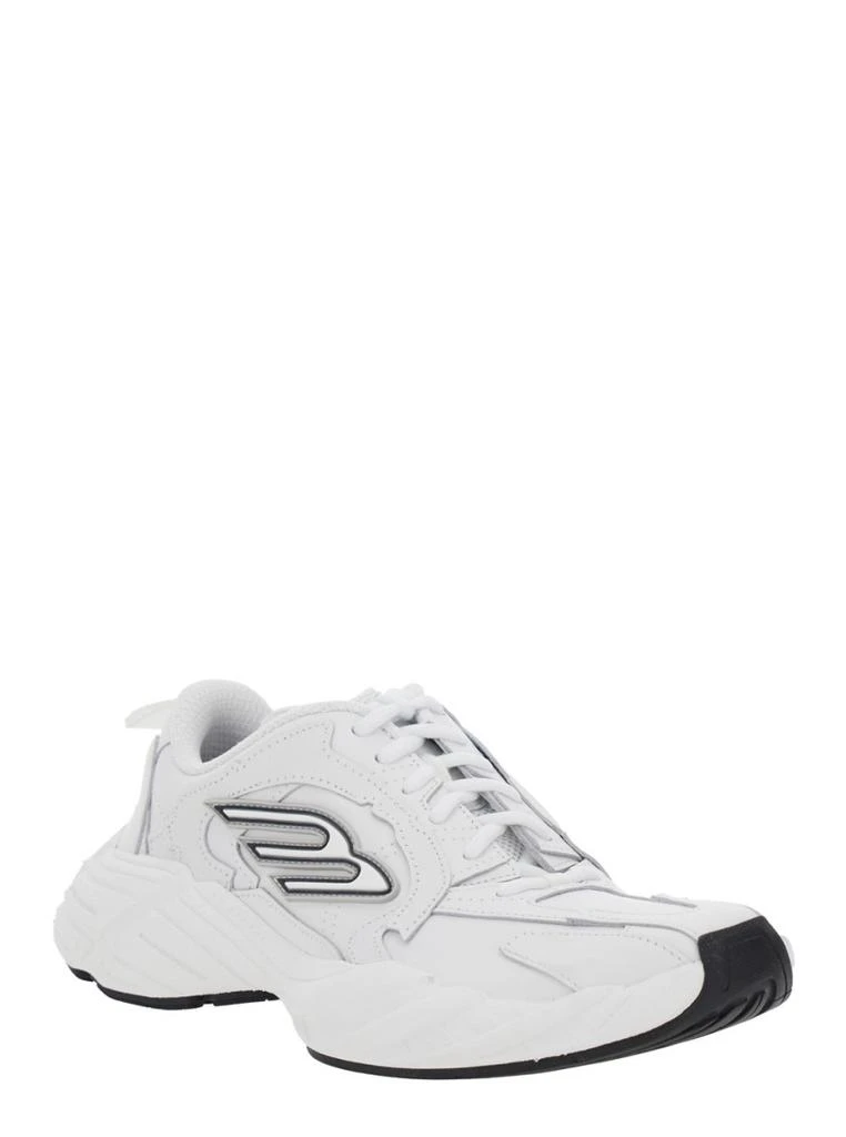 商品Balenciaga|Low Top White Sneakers With Logo Detail,价格¥7047,第2张图片详细描述