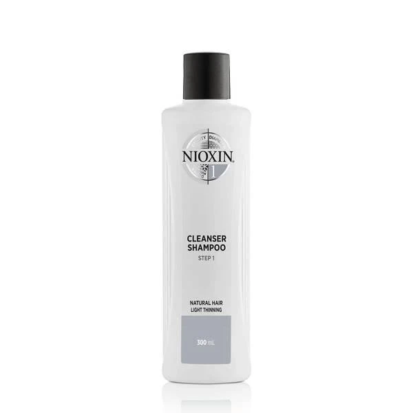 商品NIOXIN|Nioxin Cleanser Shampoo Hair Care System 1 for Natural Hair with Light Thinning 10.1 oz,价格¥185,第1张图片
