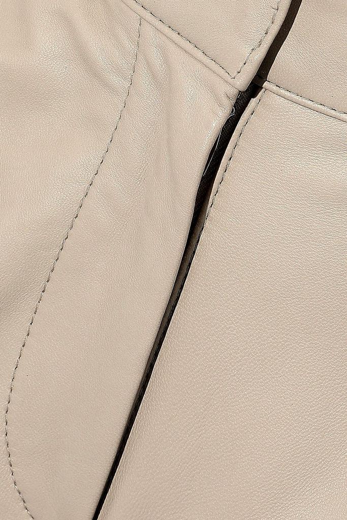 Leather straight-leg pants商品第4张图片规格展示