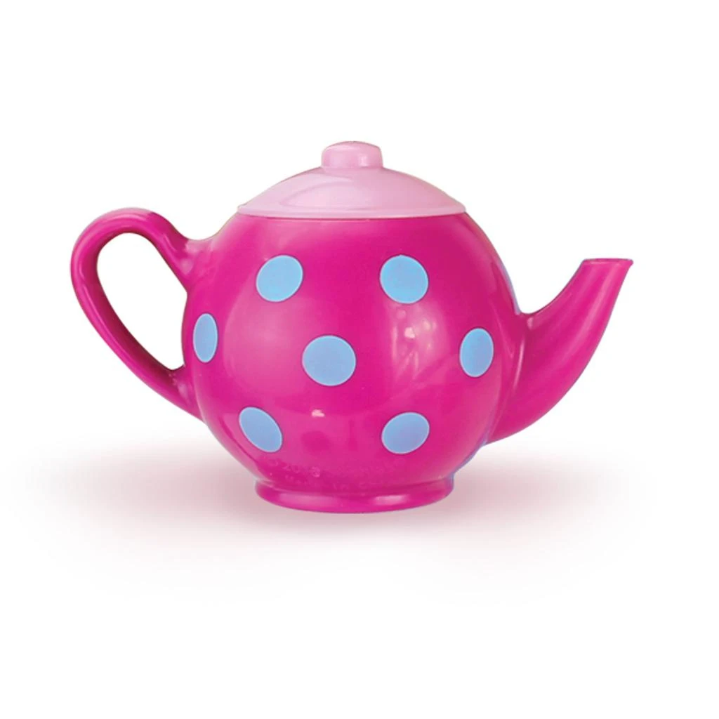 商品Teamson|Sophia’s 17 Piece Tea Set with Petit Four Cakes for 18" Dolls, Pink,价格¥191,第4张图片详细描述