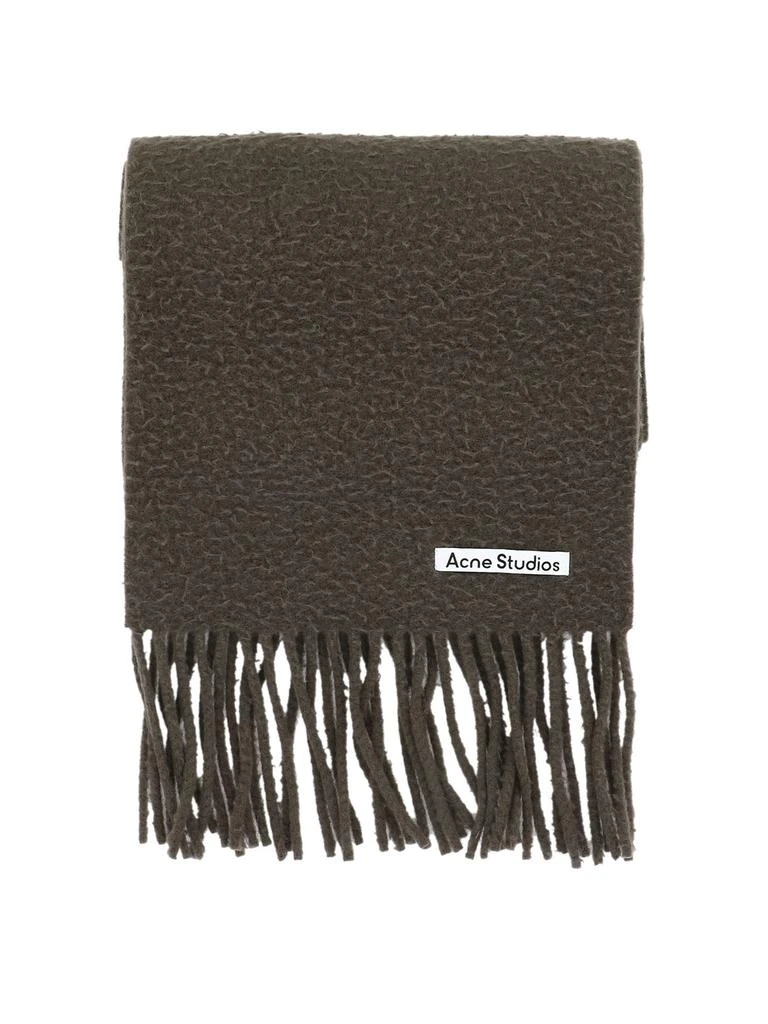 商品Acne Studios|Fringed Scarf Scarves Brown,价格¥1259,第1张图片