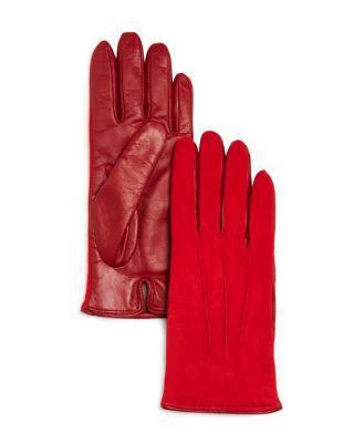 商品Bloomingdale's|Cashmere-Lined Suede Tech Gloves - 100% Exclusive,价格¥734,第1张图片