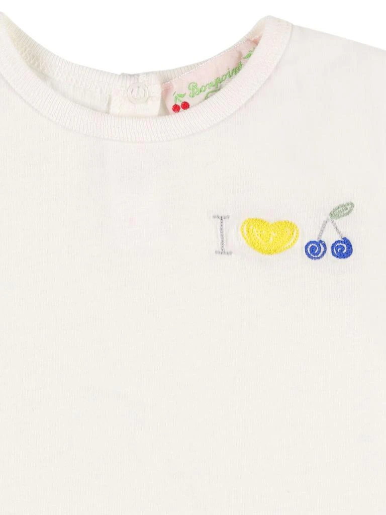 商品Bonpoint|Embroidered Cotton Jersey T-shirt,价格¥478,第1张图片