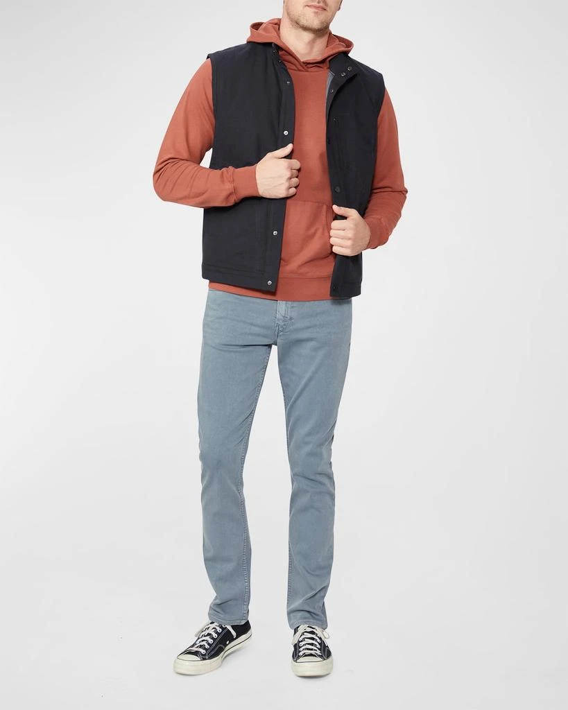 商品Paige|Men's Jerrick Solid Canvas Vest,价格¥1304,第2张图片详细描述