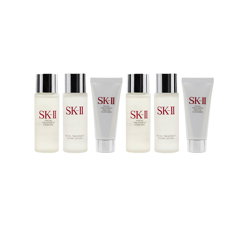 【2套包邮装】SK-II/神仙水30ml+清莹露30ml+洁面20g 中小样3件套*2商品第1张图片规格展示