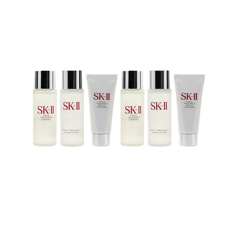 商品SK-II|【2套包邮装】SK-II/神仙水30ml+清莹露30ml+洁面20g 中小样3件套*2,价格¥551,第1张图片