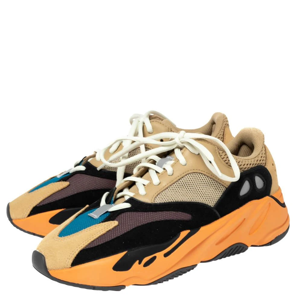 商品YEEZY|Yeezy x Adidas Multicolor Mesh And Suede Boost 700 Enflame Amber Sneakers Size 42,价格¥2266,第4张图片详细描述