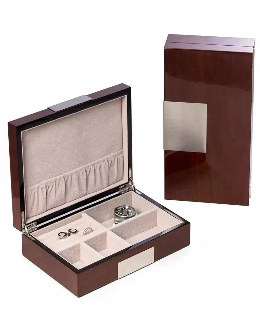 商品Bey-Berk|Wood Valet Box,价格¥1058,第1张图片