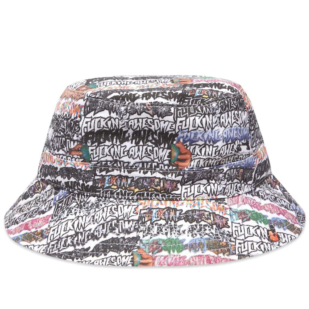商品Fucking Awesome|Fucking Awesome Sticker Logo Bucket Hat,价格¥234,第1张图片