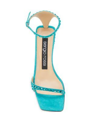Embellished Suede Sandals 商品
