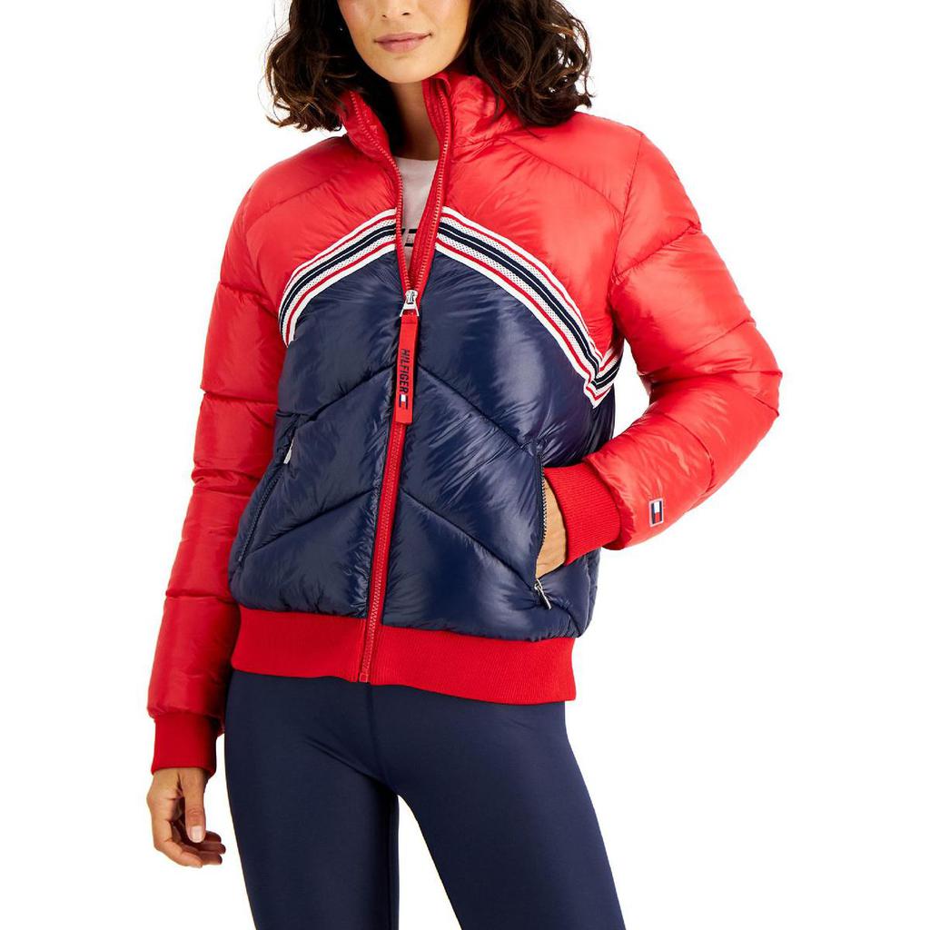 Tommy Hilfiger Sport Womens Quilted Cold Weather Puffer Jacket商品第2张图片规格展示
