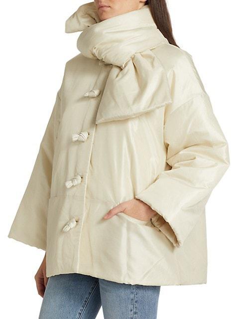 商品Totême|Padded Scarf-Collar Jacket,价格¥2845,第6张图片详细描述