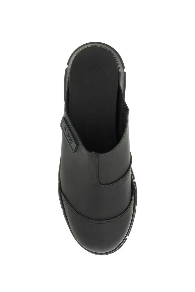 商品Ganni|Ganni recycled rubber city mules,价格¥1148,第2张图片详细描述