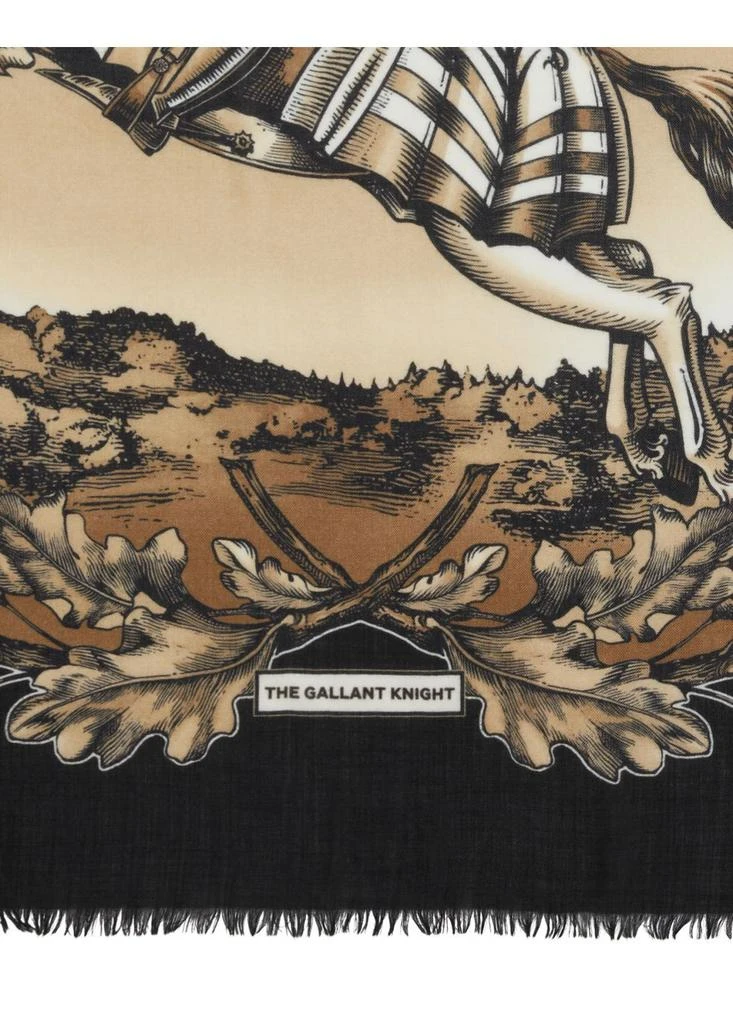 商品Burberry|Ekd print cashmere large square scarf,价格¥6665,第2张图片详细描述