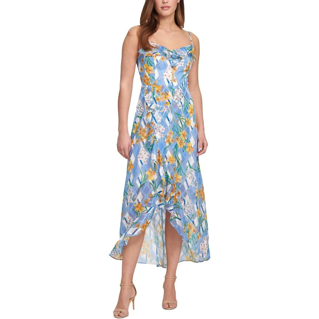 商品Kensie|Kensie Dresses Womens Juniors Printed Ruffled Maxi Dress,价格¥79,第1张图片