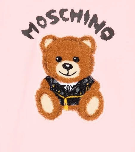 商品Moschino|泰迪熊棉质混纺连衣裙,价格¥1280,第3张图片详细描述