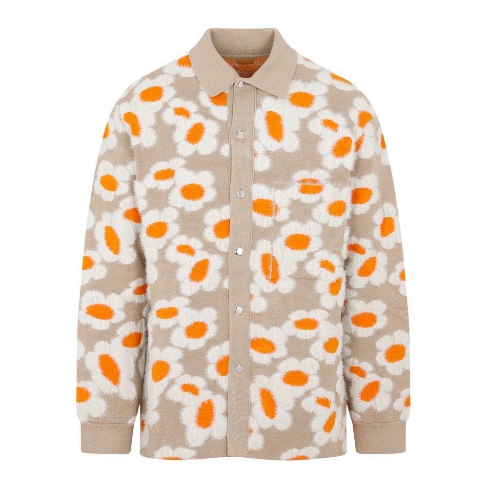 Jacquemus Floral Patterned Long-Sleeved Shirt商品第1张图片规格展示