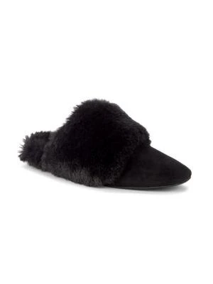 商品Stuart Weitzman|Edie Chill Suede & Faux Fur Mules,价格¥482,第2张图片详细描述