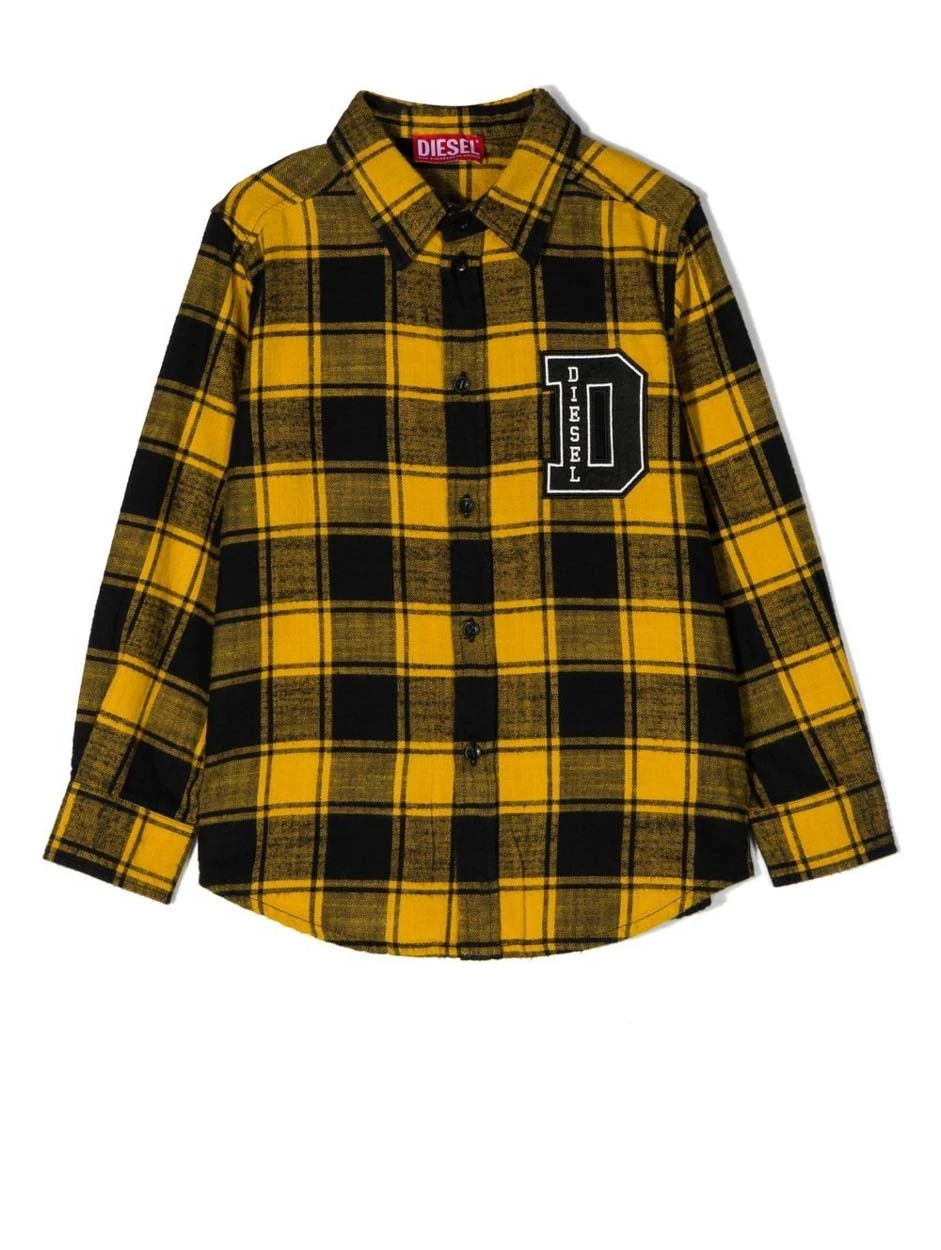 商品【商品预售7天】 Diesel|Diesel 男童衬衫 J009520WBBPK246 花色,价格¥464,第1张图片