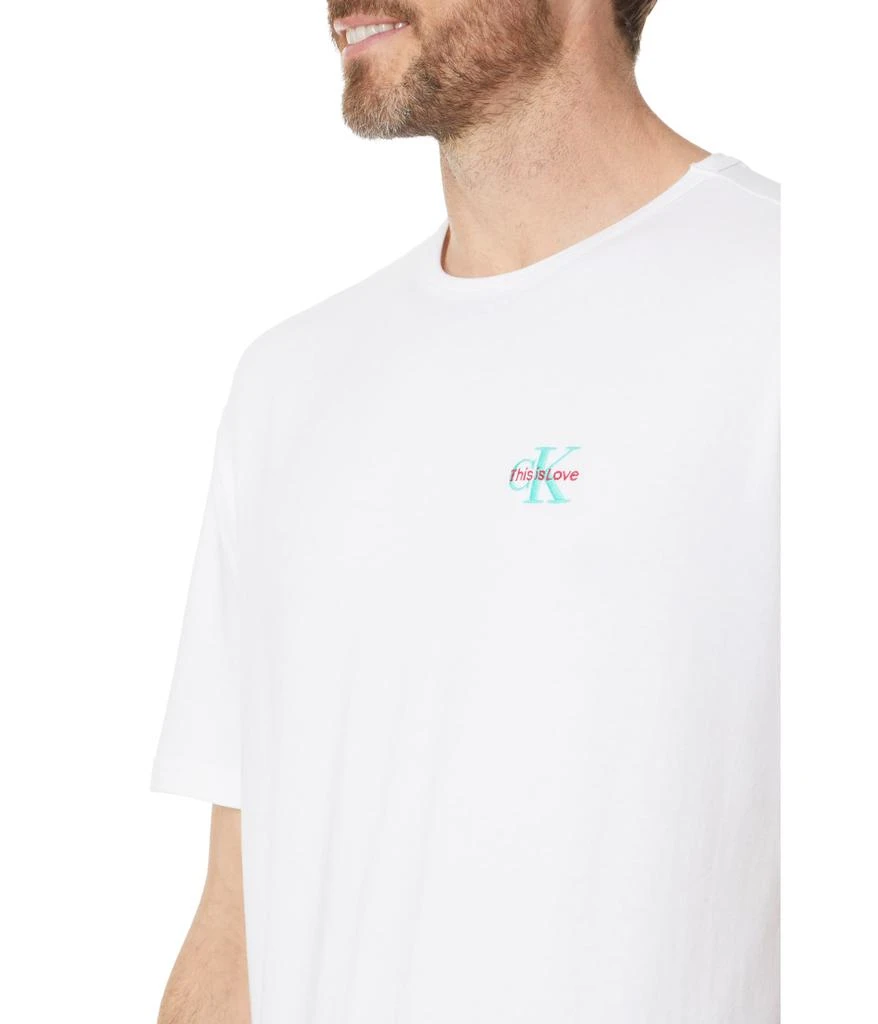 商品Calvin Klein|Pride This Is Love Short Sleeve Crew Neck,价格¥212,第3张图片详细描述
