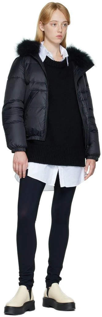 商品Yves Salomon|Black DouDoune Down Jacket,价格¥4336,第4张图片详细描述