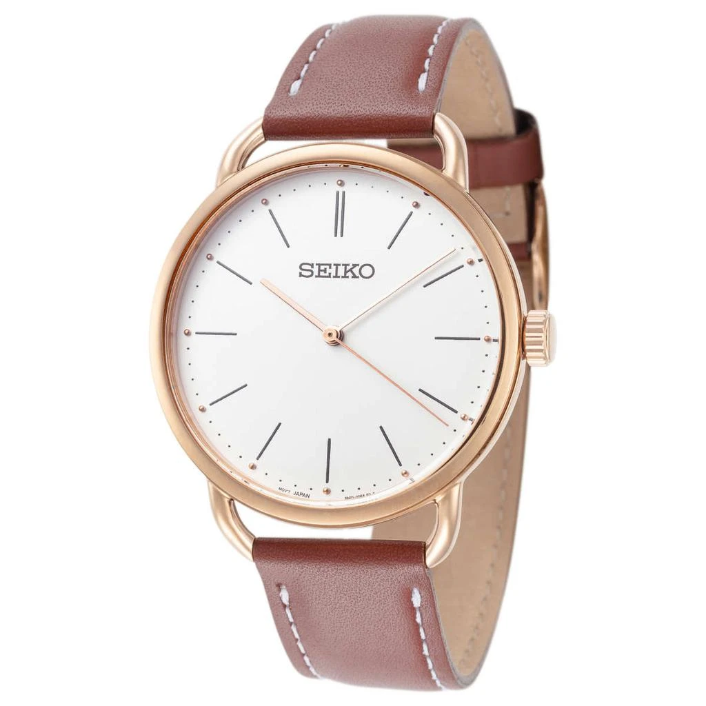 商品Seiko|精工女士石英手表 34mm SUR238P1,价格¥821,第1张图片