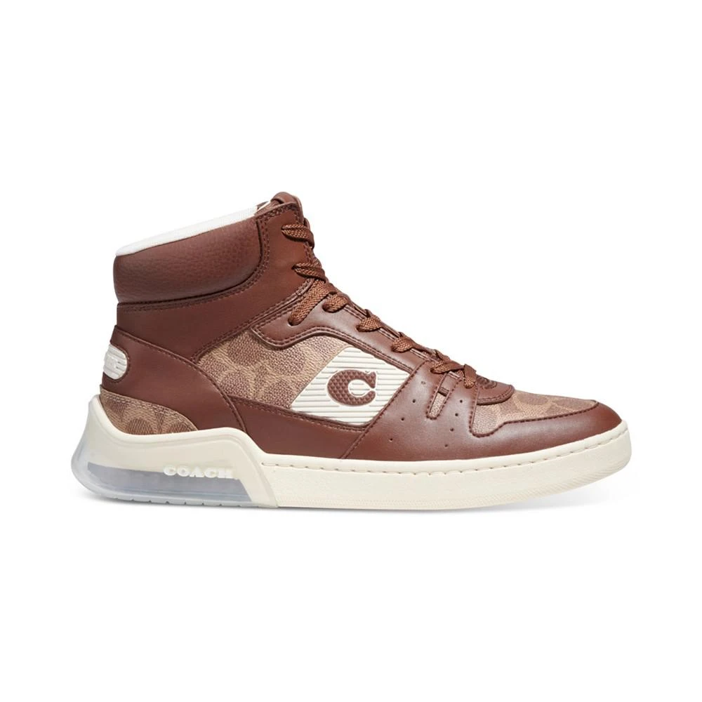 商品Coach|Men's CitySole Signature High Top Sneaker,价格¥843,第3张图片详细描述