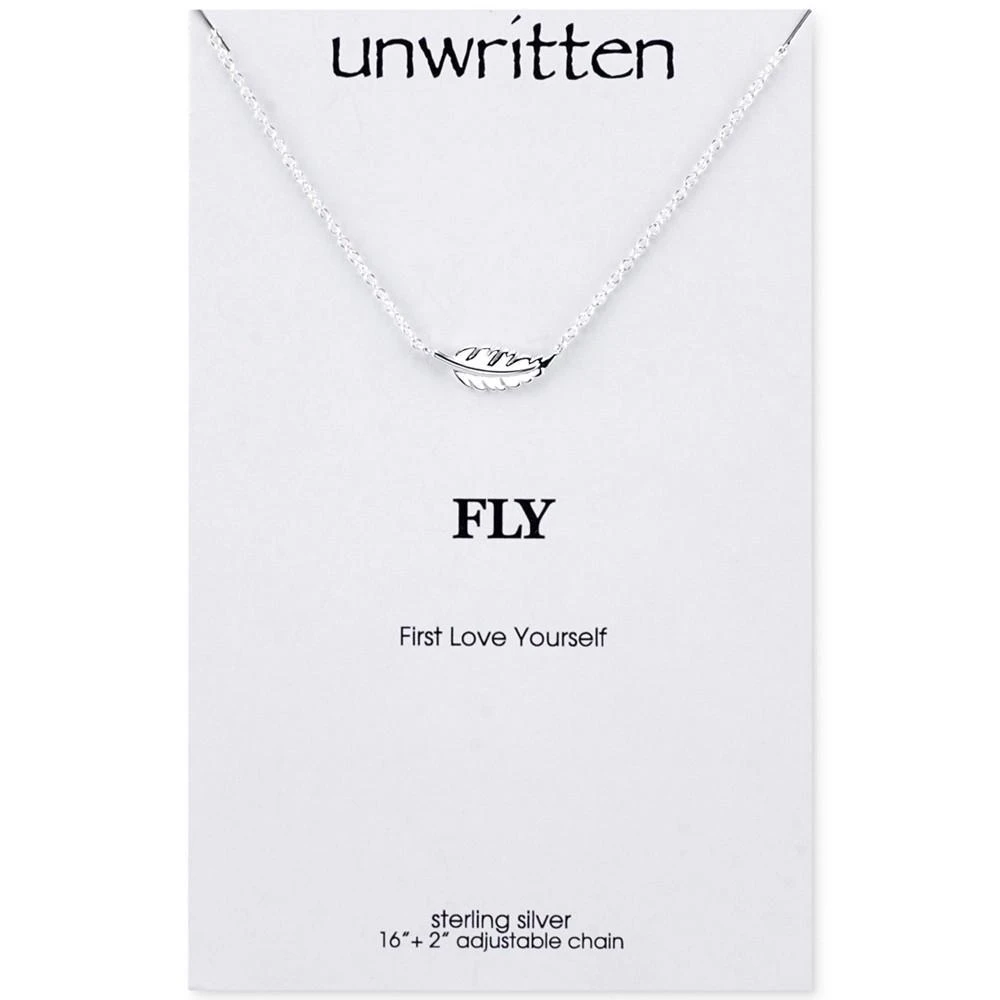 商品Unwritten|Unwritten Mini Leaf Pendant 项链 in Sterling Silver,价格¥113,第1张图片